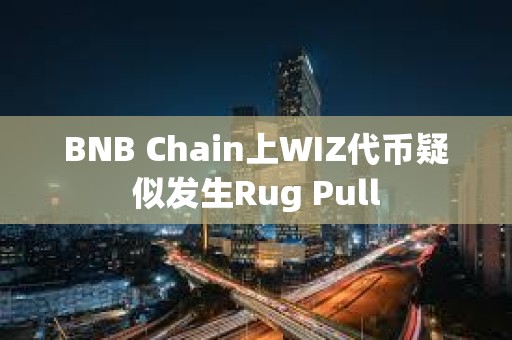 BNB Chain上WIZ代幣疑似發(fā)生Rug Pull