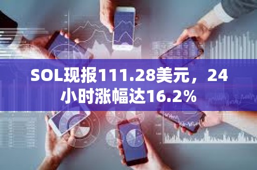 SOL現報111.28美元，24小時漲幅達16.2%