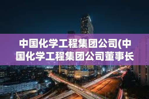 中國化學工程集團公司(中國化學工程集團公司董事長)