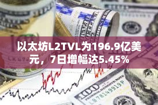 以太坊L2TVL為196.9億美元，7日增幅達5.45%