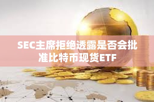 SEC主席拒絕透露是否會(huì)批準(zhǔn)比特幣現(xiàn)貨ETF