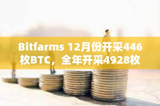 Bitfarms 12月份開采446枚BTC，全年開采4928枚BTC