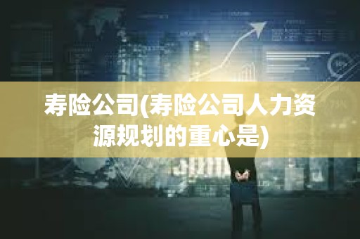 壽險公司(壽險公司人力資源規劃的重心是)