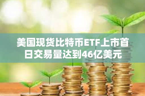 美國現貨比特幣ETF上市首日交易量達到46億美元