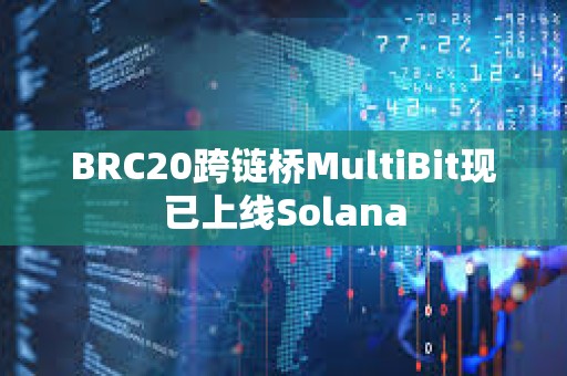 BRC20跨鏈橋MultiBit現已上線Solana