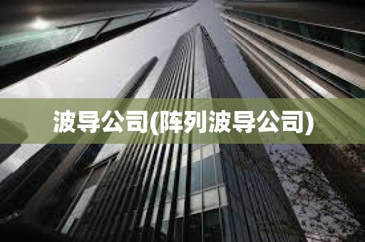 波導公司(陣列波導公司) 波導公司(陣列波導公司)