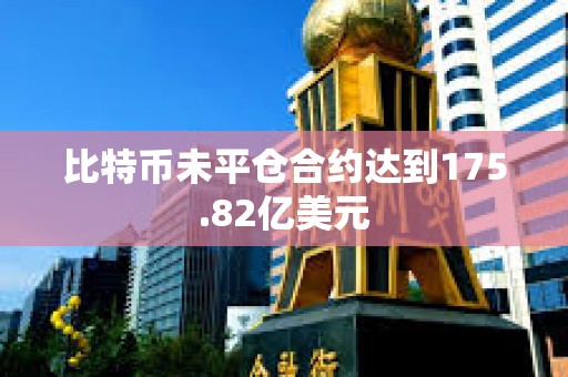 比特幣未平倉合約達到175.82億美元