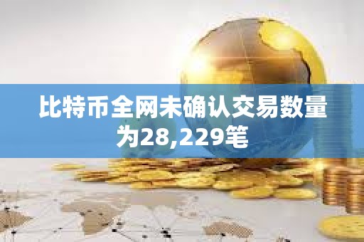 比特幣全網未確認交易數量為28,229筆
