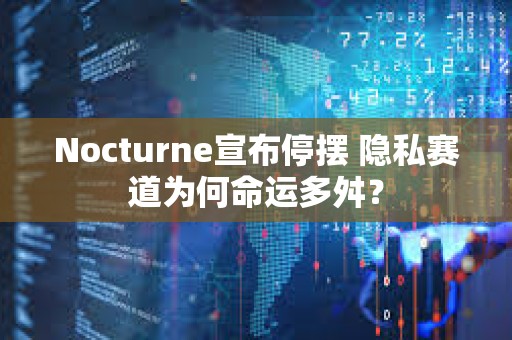 Nocturne宣布停擺 隱私賽道為何命運多舛？