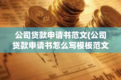 公司貸款申請書范文(公司貸款申請書怎么寫模板范文)