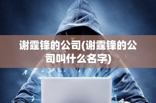 謝霆鋒的公司(謝霆鋒的公司叫什么名字)
