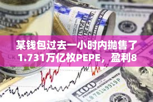 某錢包過去一小時(shí)內(nèi)拋售了1.731萬(wàn)億枚PEPE，盈利80.25萬(wàn)美元