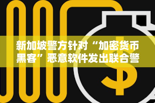 新加坡警方針對“加密貨幣黑客”惡意軟件發出聯合警告