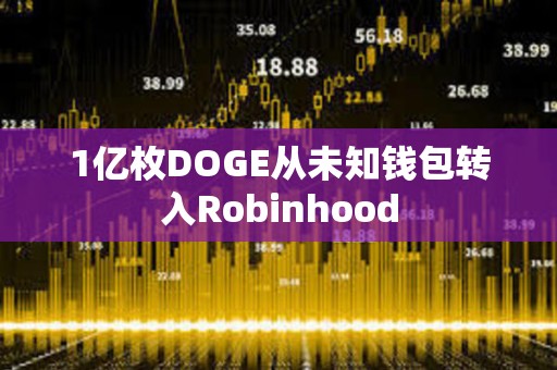 1億枚DOGE從未知錢包轉入Robinhood