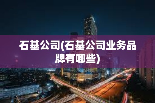 石基公司(石基公司業務品牌有哪些)