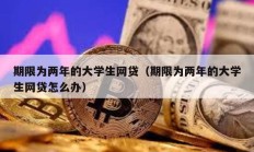 期限為兩年的大學(xué)生網(wǎng)貸（期限為兩年的大學(xué)生網(wǎng)貸怎么辦）
