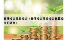 天使投資風(fēng)險(xiǎn)投資（天使投資風(fēng)險(xiǎn)投資私募投資的區(qū)別）