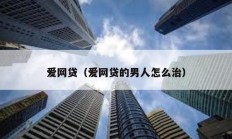 愛網貸（愛網貸的男人怎么治）