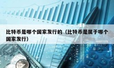 比特幣是哪個(gè)國(guó)家發(fā)行的（比特幣是屬于哪個(gè)國(guó)家發(fā)行）