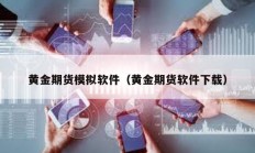 黃金期貨模擬軟件（黃金期貨軟件下載）