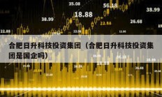 合肥日升科技投資集團(tuán)（合肥日升科技投資集團(tuán)是國(guó)企嗎）