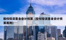 股權投資基金會計核算（股權投資基金會計核算原則）