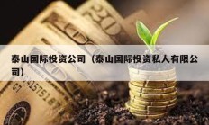泰山國際投資公司（泰山國際投資私人有限公司）