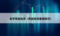 自學(xué)風(fēng)險(xiǎn)投資（風(fēng)險(xiǎn)投資基礎(chǔ)知識）