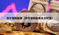 蘇寧易購(gòu)股票（蘇寧易購(gòu)股票東方財(cái)富）