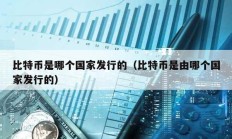 比特幣是哪個(gè)國(guó)家發(fā)行的（比特幣是由哪個(gè)國(guó)家發(fā)行的）