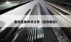 宜投宜盈網(wǎng)貸之家（宜投集團(tuán)）