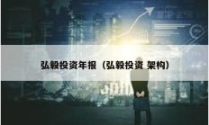 弘毅投資年報（弘毅投資 架構(gòu)）