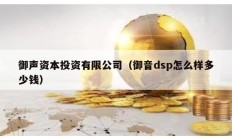 御聲資本投資有限公司（御音dsp怎么樣多少錢）